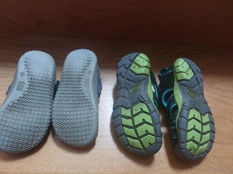 Sandalky Keen (27/28) a Filli (26) - 2
