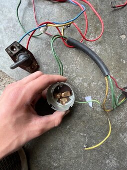 Jawa 555 elektroinstalace - 2