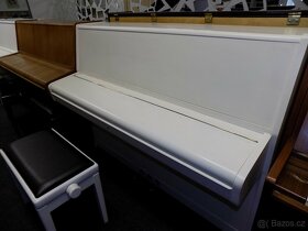 Bílé piano, pianino, klavír Petrof- Rosler - 2