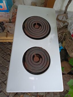 Vařič dvou plotýnkový MORA elektrické spirály 499Kč - 2