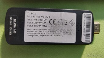 TV box h96 max M3, android - 2