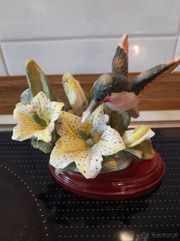 Keramický ptáček, dekorace - 2