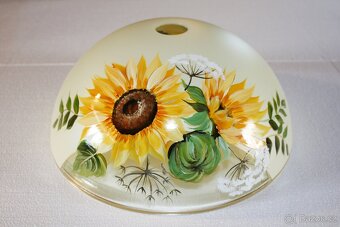 Malovaný lustr Slunečnice 2 Ø30 - 2