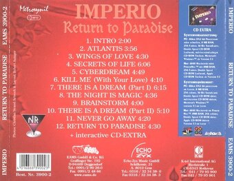 CD Imperio - Return to paradise - 2