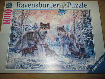Puzzle 1000 Arktičtí  vlci - 2