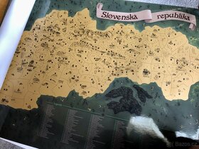 stieracia mapa Slovenska 60x90 - 2