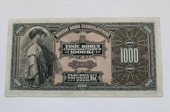 1000 Kč 1932 Neperforovaná - Vzácná - 2