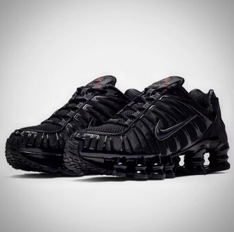 NIKE Air max Shox TL "Triple Black" - 2