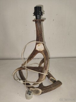 Lampa z paroží a lustr - 2