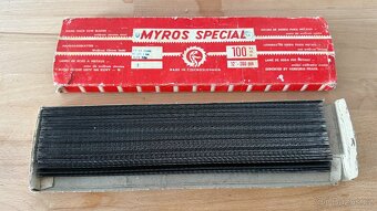 Pilové listy na kov MYROS SPECIAL - cca 80 ks, ČSSR, 300 mm - 2
