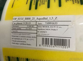 Omítka Weber weberpas aquabalance op 815z BI00 1,5Z - 2
