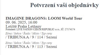 Imagine Dragons - Praha 9.6.2025 - 2
