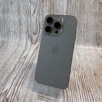 iPhone 15 Pro 256GB, nature, 98% baterie, eSIM (rok záruka) - 2