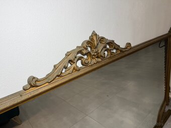 Velké ozdobné zámecké zrcadlo 220x108cm - 2
