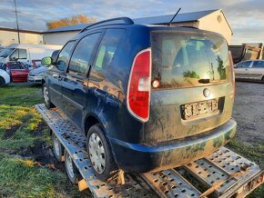 škoda romster 1.2 63kw rv2011 - 2
