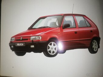 ŠKODA FELICIA originální zachovalý návod k obsluze, - 2