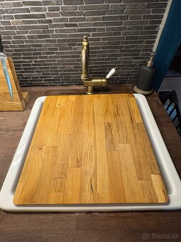 IKEA keramický dřez Havsen + doplňky - 2