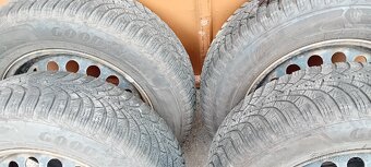 Disky 5x112 s pneu 195/65/R15 Goodyear zimák - 2