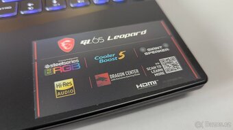 MSI GL65 Leopard 10SFK 15.6" i7 16/512GB SSD RTX2070 8GB W1 - 2