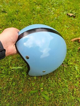 Přilba na veterána, retro přilba- KOVONA KARVINÁ č. 4 - 2
