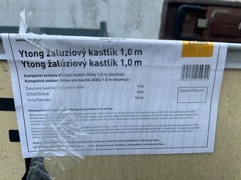 Ytong žaluziový kastlík 1 m - 2