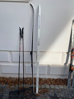 Běžky s vázáním 200 cm + hůlky 153 cm - 2