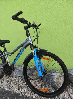 Značkové dětské kolo Author 24" (stříbrná/modrá)I# - 2