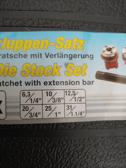 Řezačka závitů sada - 2