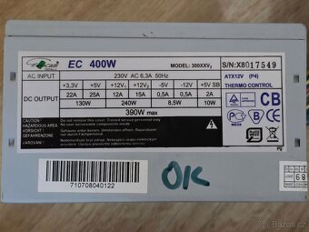 PC zdroj ATX Eurocase 400 W - 2