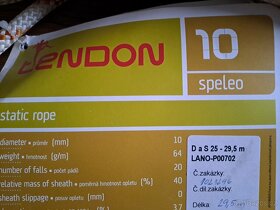 Lano speleo statika 10mm Tendon Scotch lite 3M - 2