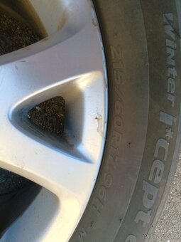 ALU kola 17, zimní pneu 215/60 - 2