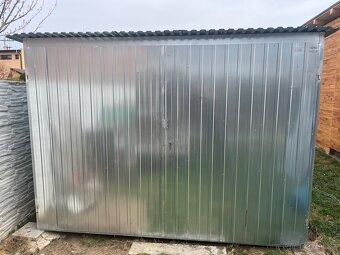 Plechová garáž 5x3m. - 2