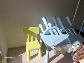 Stůl a 3 židle Mamut z Ikea - 2