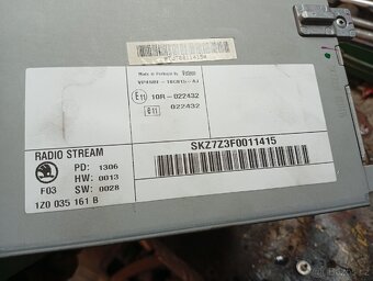 Rádio škoda Octavia 2 stream - 2