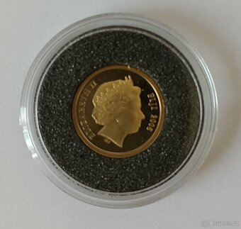 Zl. inv mince 1,25 g, Au 585 Bermudský trojúhelník - 2