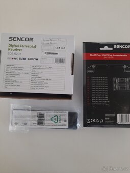 set-top box Sencor SDB 520T DVB T2 + ovladač + kabel - 2