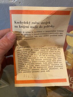 Retro ruční kráječ nudli - 2