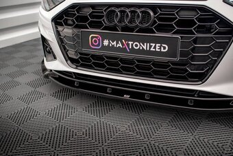 Spoiler pod přední nárazník Audi A4 B9 S-Line Facelift Maxto - 2