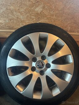 ALU Kola ŠKODA 5x112 R17 VENUS Letní Pneu 225/45/17 - 2
