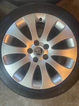 ALU Kola ŠKODA 5x112 R17 VENUS Letní Pneu 225/45/17 - 2