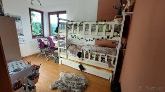 Patrová postel 200x90 s přistýlkou a 2 šuplíky - 2