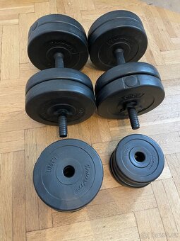 Jednoruční činky MOVIT, 2x 15kg - 2