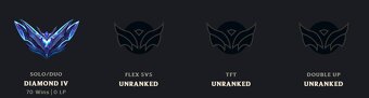 League of legends diamond 4 účet - 2