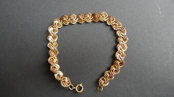 ZLATÝ DÁMSKÝ NÁRAMEK 11.93G//8MM//19CM//14 KARÁTŮ - 2