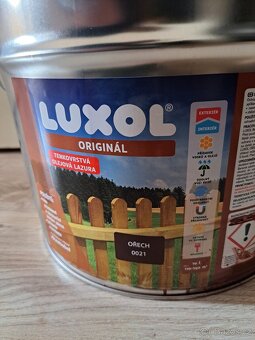 Tenkovrstvá lazura Luxol Originál 10 l - Ořech 0021 - 2