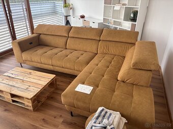Sedačka XXL Lutz s elektrickým posunem a záručním listem - 2