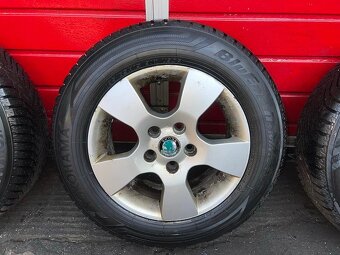 ALU kola 15" 6,5J ET50 + zimní pneu 195/665/R15 - 2