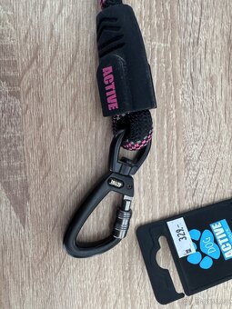 Vodítko Active Dog Sport, vel. L, černo-růžová - 2