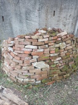 Pálené cihly očištěné - 2