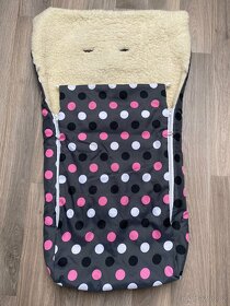 Zimní fusak do sporťáku z ovčí vlny - 2